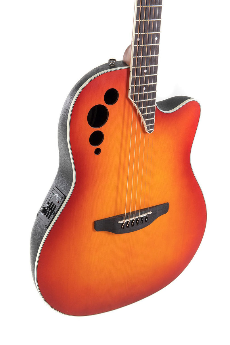 Ovation Applause Acoustic Electric Guitar - Honeyburst Satin - AE48-1I