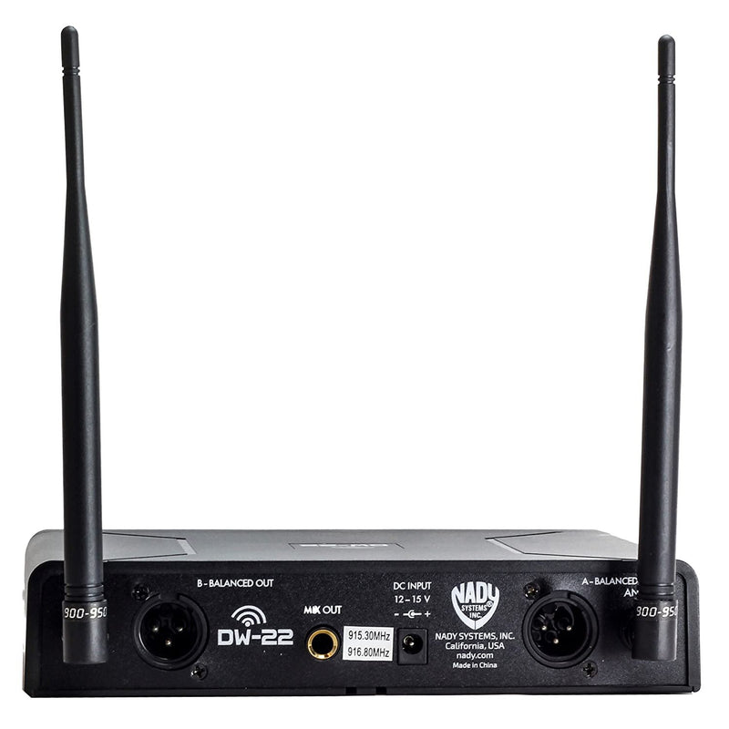 Nady DW-22 Dual Digital Wireless Headset Microphone System - DW-22 HMHM