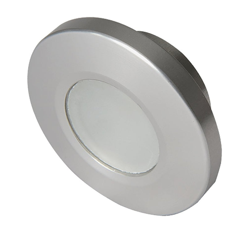 Lumitec Orbit Flush Mount Down Light Brushed 4-Color White/Red/Blue/Purp 112500