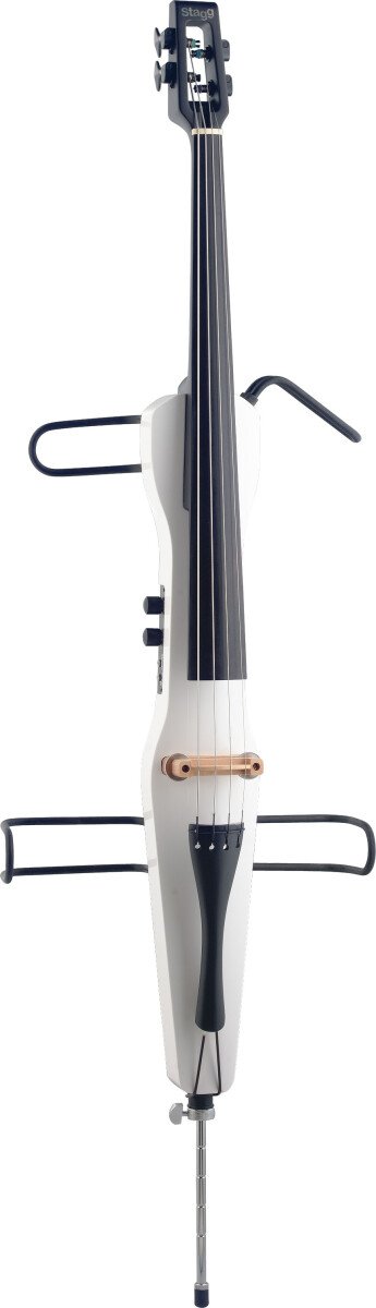 Stagg 4/4 Electric Cello with Gigbag - White - ECL 4/4 WH