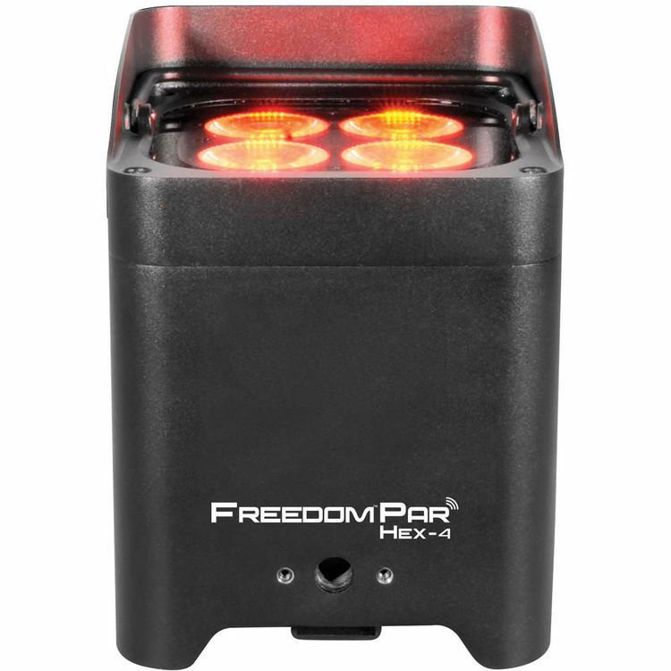 Chauvet DJ Freedom Par Hex-4 RGBAW+UV LED Wireless Wash Uplight Light