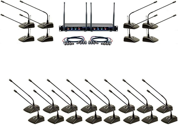 VocoPro Digital-Conference-24-Extend Wireless/Wired Conference Microphone System