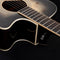 Washburn Deep Forest Burl Grand Auditorium Acoustic Electric Guitar - Black Fade