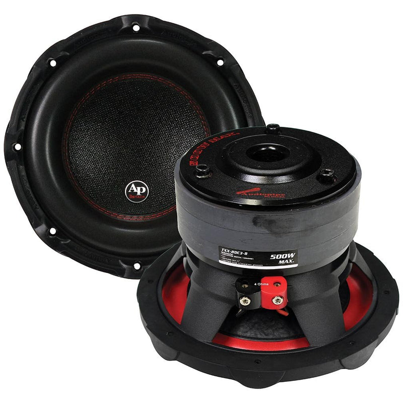 Audiopipe 8" Woofer 250W RMS/500W Max Single 4 Ohm Voice Coil TXX-BDC3 8