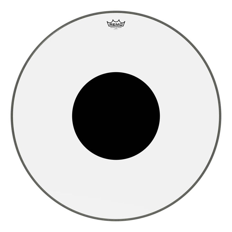 Remo 28” Controlled Sound Series Clear Black Dot Drumhead - CS-1328-10-