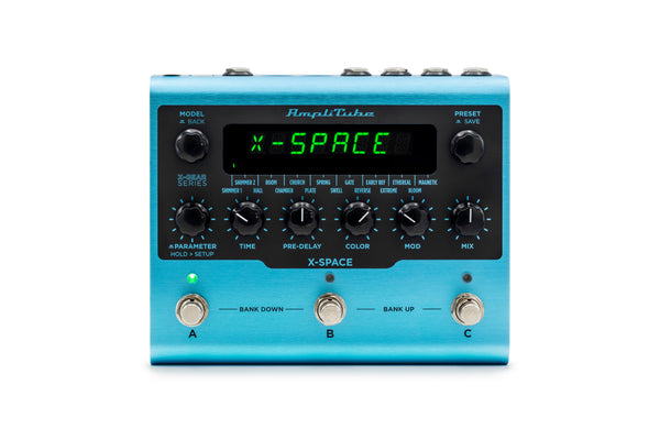IK Multimedia AmpliTube X-SPACE Reverb Boutique Guitar Digital Effects Pedal