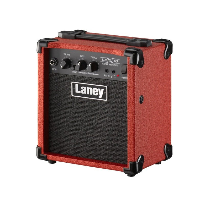 Laney 10 Watt Guitar Combo Amplifier w/ 5” Woofer - Red - LX10-RED