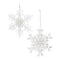 Clear Acrylic Snowflake Ornament (Set of 24)