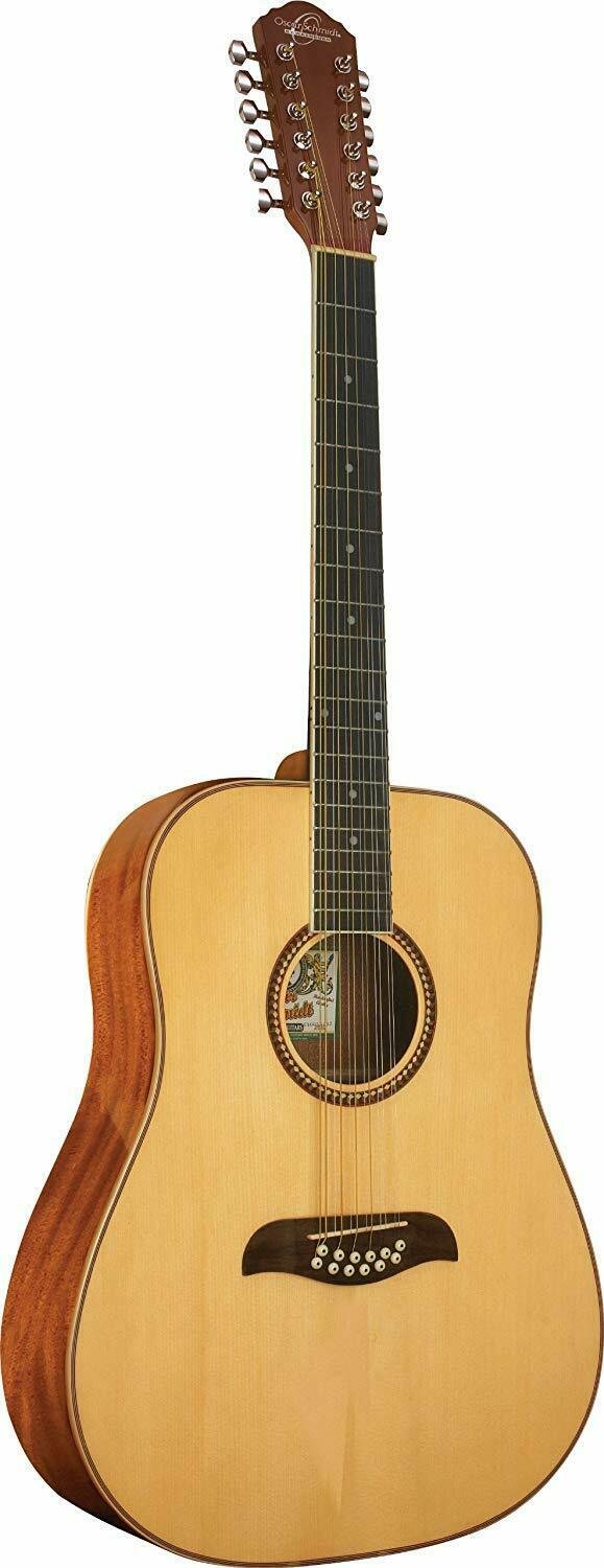 Oscar Schmidt OD312 12-String Dreadnought Acoustic Guitar - Natural