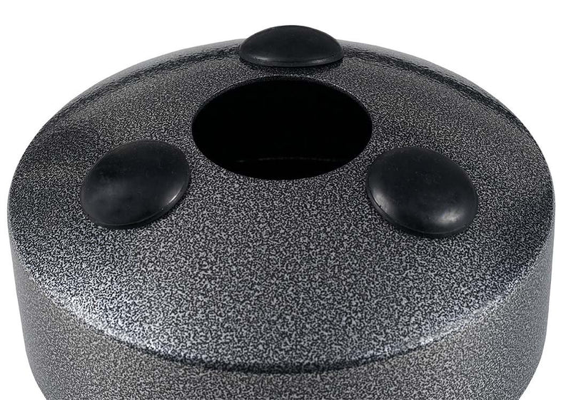 Latin Percussion Dharma 8" Metta Drum Mystic Silver w/ Mallet & Bags - LPD0608