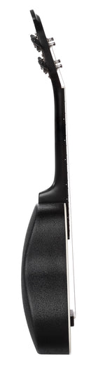 Ovation Americana Soprano Mid Depth Ukulele w/ Gig Bag -  Black Satin - UCS10-5S