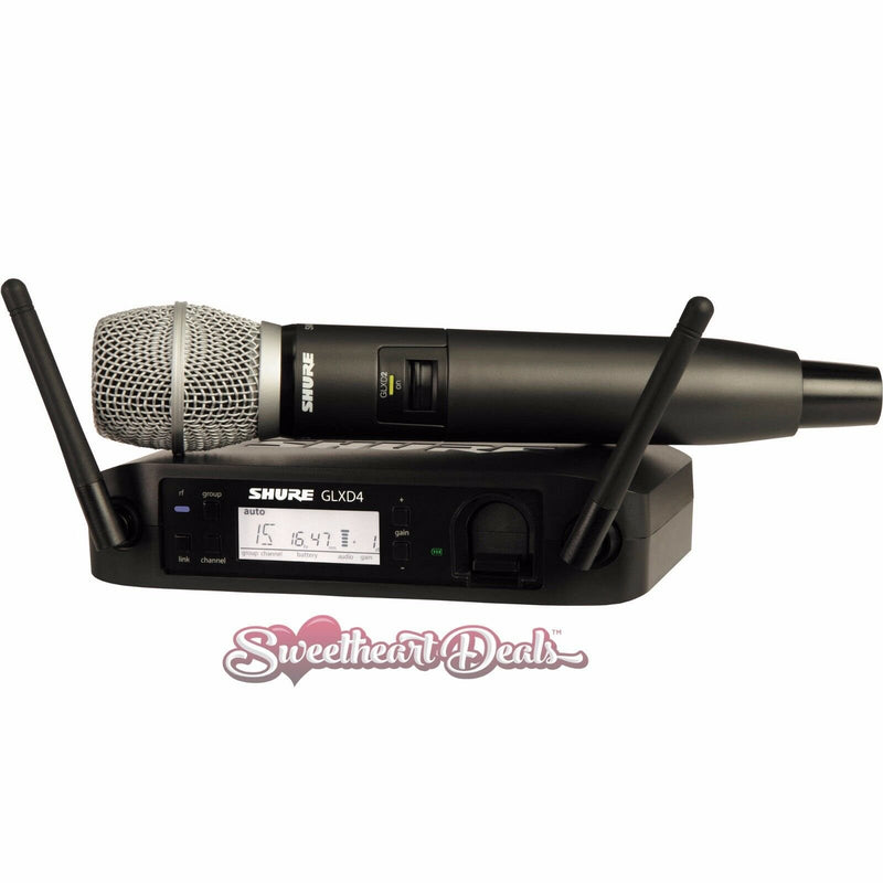 Shure GLXD24/SM86 Handheld Wireless System Z2 Band: 2400 - 2483.5 MHz