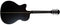 Washburn Deep Forest Grand Auditorium Acoustic-Electric Guitar - Striped Ebony