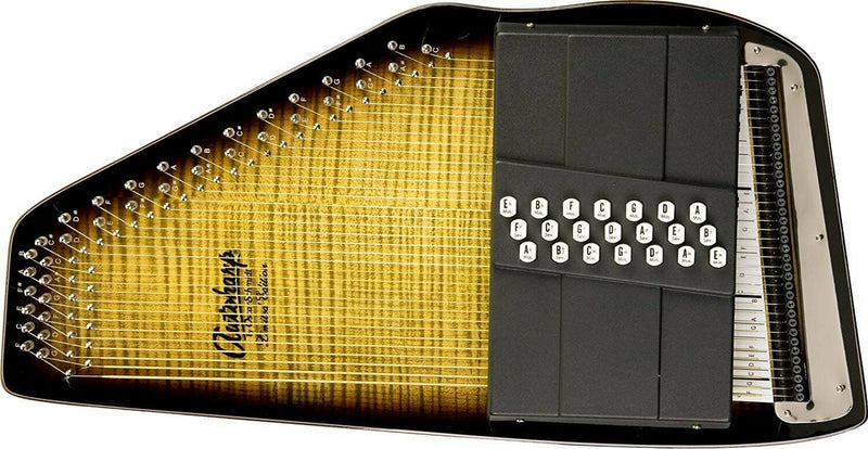 Oscar Schmidt 21 Chord Electric Autoharp - Natural - OS150FCE New Open Box