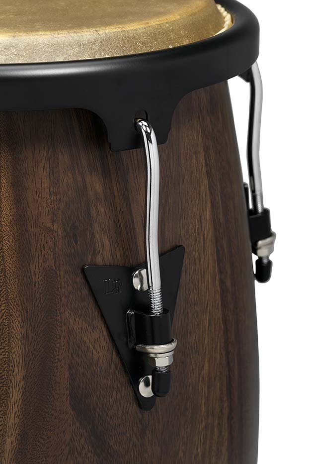 Latin Percussion Aspire 10" & 11" Conga Set w/ Stand - Walnut Black - WLPA646-SW