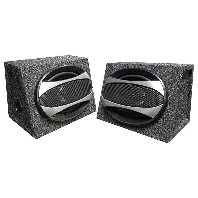 AudioDrift Loaded 6x9" 500 Watt Max 4 Way Single Boxes (Pair) CSB-6900