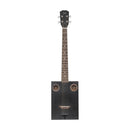 JN Guitars 4 String James Neligan Acoustic Cigar Box Guitar w/ Gig Bag - Black