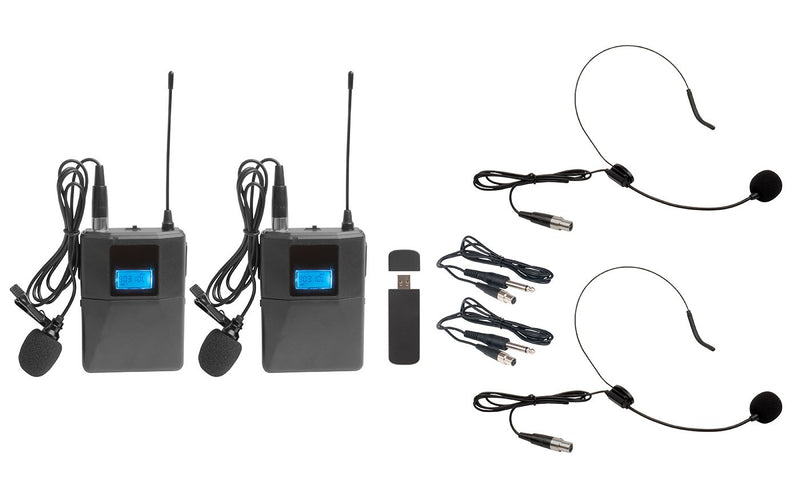 VocoPro Dual Wireless USB Headset & Lavalier Mic Body Pack - USB-CAST-BODYPACK