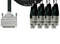 Cordial 8-Channel Analog Tascam D-Sub 25 to XLRF Breakout 10' Cable - CCFD3DFT