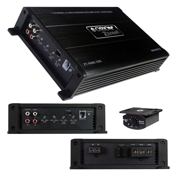 Orion Ztreet D Class Amplifier 5000 Watts Max ZT-5000.1DS