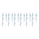 Melted Glass Icicle Drop Ornament (Set of 12)