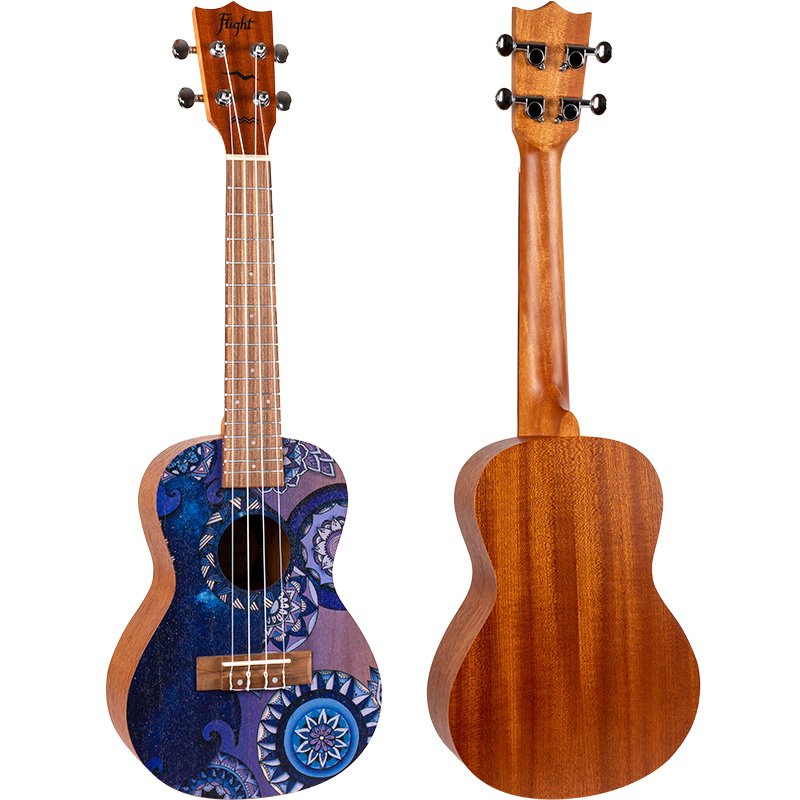 Flight Artist Series Stardust Concert Ukulele with Gig Bags - AUC-33 STARDUST