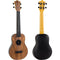 Flight Walnut Travel Concert Ukulele w/ Gig Bag - TUC-50