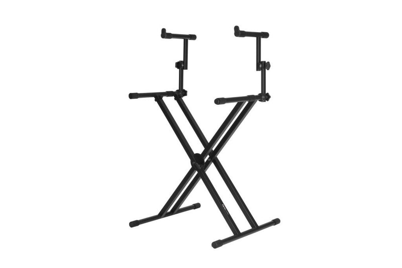 Gator Frameworks Heavy Duty 2 Tier “X” Style Keyboard Stand - GFW-KEY-5100X