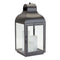 Modern Iron Lantern with Curved Top (Set of 2)