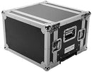 DeeJay LED 6 RU Effect Deluxe Case with Laptop Shelf & Wheels - TBH6UEDHW