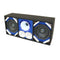 Deejay LED Loaded Box w/ 2 8” Woofers, 1 Horn & 2 Bullet Tweeters - Blue