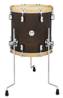 PDP Concept Classic 14x14 Walnut Stain Floor Tom with Natural Stain Wood Hoops