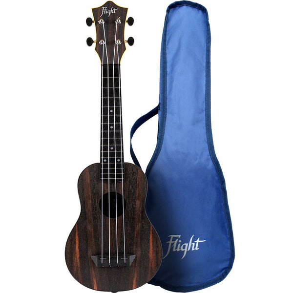 Flight Amara Soprano Travel Ukulele w/ Gig Bag - Natural - TUS-55 AMARA