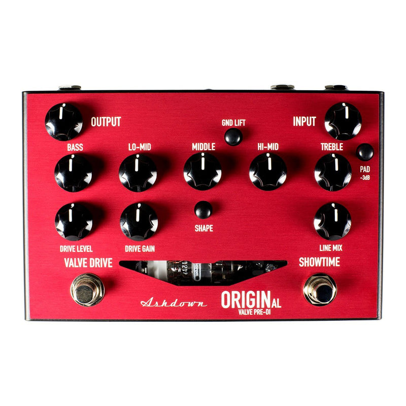 Ashdown OriginAL Valve Pre-DI Bass Pedal - FSORIGINVALVEPREDI-U