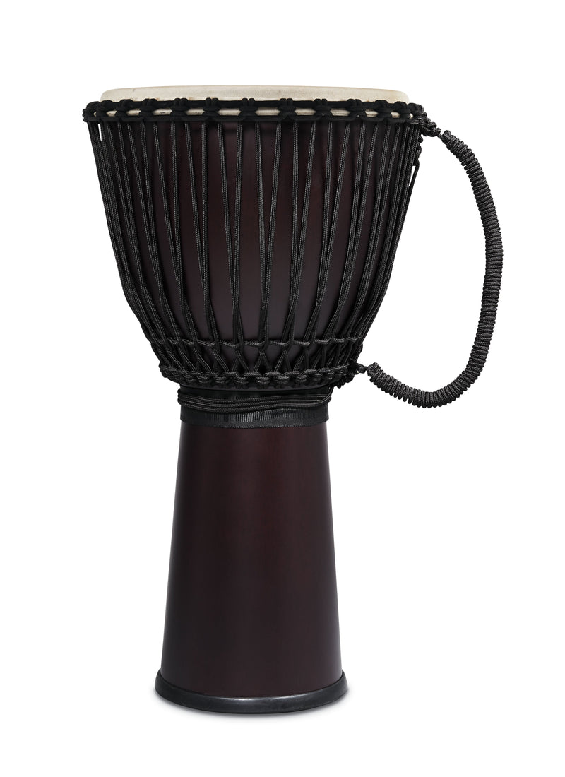 Latin Percussion 12 1/2" Rope Tuned Siam Walnut Djembe - LP799-DW