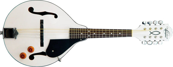 Oscar Schmidt A-Style Acoustic Electric Mandolin - White - OM10EWH