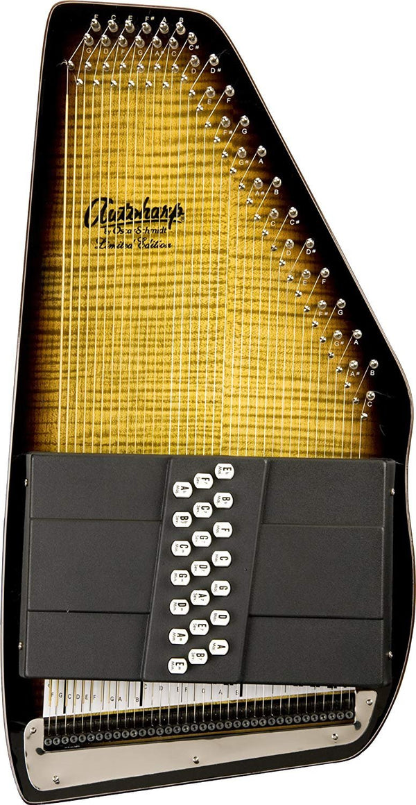 Oscar Schmidt 21 Chord Electric Autoharp - Flame Maple - OS150FCE