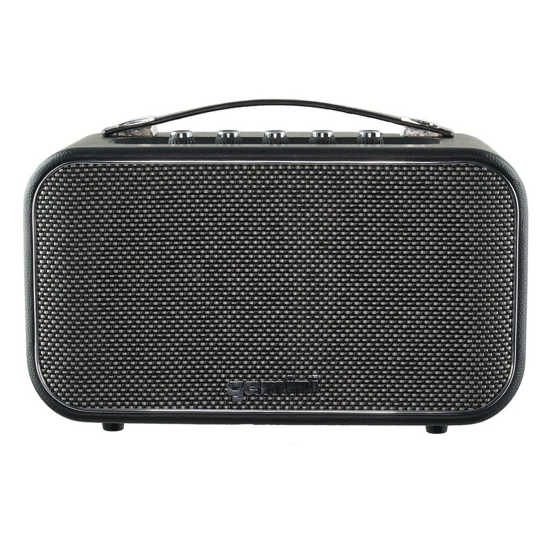 Gemini GTR Portable Bluetooth Speaker 60 Watt w/ Guitar & Mic Inputs - GTR-300