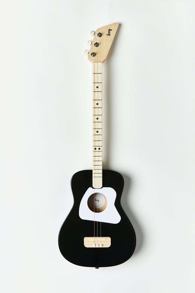 Loog Pro Children's Acoustic Guitar - Black - LGPRCAK