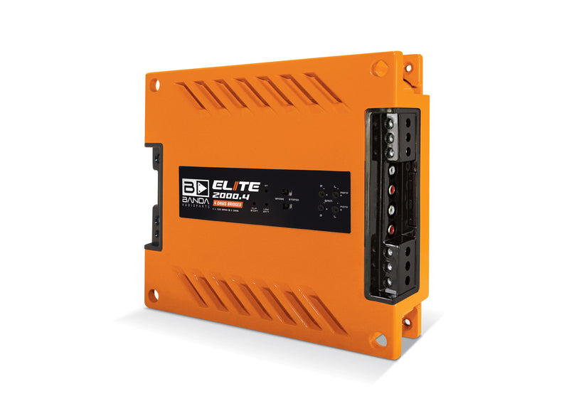 Banda Elite 4 Channel 2 Ohm 2000 Watt - Orange - 2000.42OHMORANGE