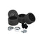 C.E. Smith Ribbed Roller Replacement Kit - 4 Pack - Black 29210