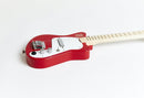 Loog Mini Electric 3 String Electric Guitar w/ Built-in Amp - Red - LGMIER