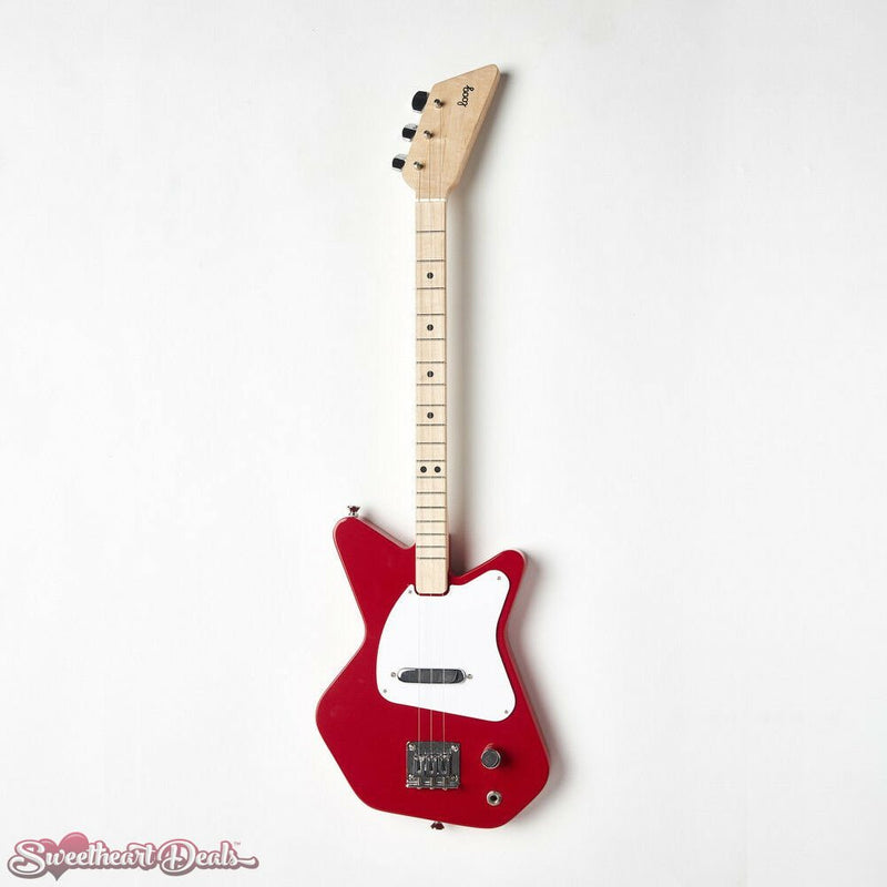 Loog Pro 3-Stringed Solidbody Electric Guitar - Red