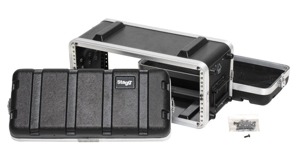 Stagg Shallow ABS Case for 4-Unit Rack - ABS-4US