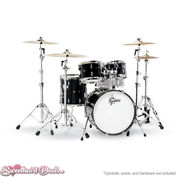 Gretsch Renown 4 Piece Drum Set (20/10/12/14) - Piano Black