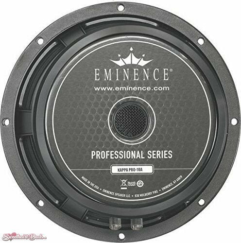 Eminence Professional Series Kappa Pro 10A 10" PA Speaker 8 Ohms 500 Watts