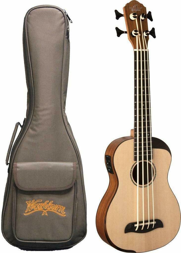 Oscar Schmidt OUB500K Comfort Series Acoustic Electric Bass Ukulele