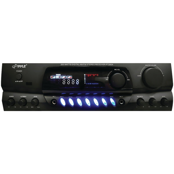 Pyle 200 Watt Digital Stereo Receiver - PT260A