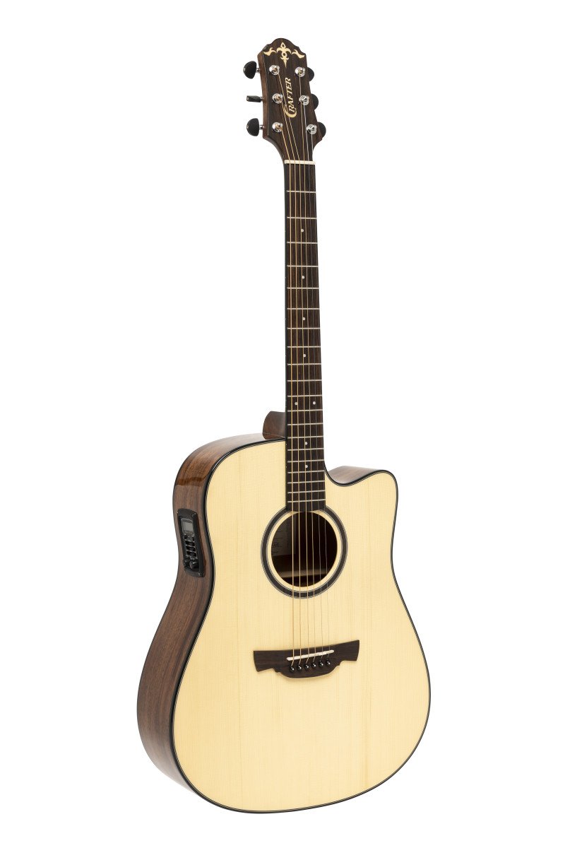 Crafter Able 600 Dreadnought Electric Acoustic Guitar - Spruce - ABLE D600CE N