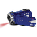 Minolta 1080p Full HD IR Night Vision Wi-Fi Camcorder (Blue) MN200NV-BL